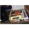 Image 1 : BOX FULL OF ASSORTED MODEL TRAINS AND ACCESSORIES