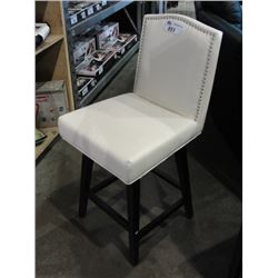 OFF WHITE STUDDED BAR STOOL