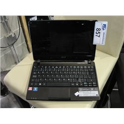 ACER LAPTOP COMPUTER - NO POWER CORD, NO OPERATING SYSTEM