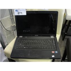 COMPAQ LAPTOP COMPUTER - NO POWER CORD, NO OPERATING SYSTEM