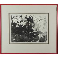 Betty Heredia Orig Woodcut Frmd Print- Sea Movement I