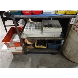 Metal 3 Shelf Cart - Cart Only