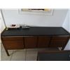 Image 2 : Oak Desk & Credenza