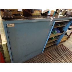 Metal 2 Door Work Bench (Empty)