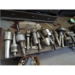 Lot of Lathe Chucks