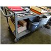 Image 1 : Metal Shop Cart - Empty