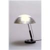 Image 1 : SCHANZENBACH & CO., Frankfurt a. Main Karl Trabert Tischleuchte, Metall, Milchglas, Holz...