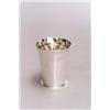 Image 1 : GEORG JENSEN, Kopenhagen Hans Nielsen Becher, Silber. Über rundem profiliertem Fuß konis...
