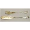 Image 1 : PETER BRUCKMANN & SÖHNE, Heilbronn Fischbesteck, Silber. 12-tlg., bestehend aus je 6 Fischm...