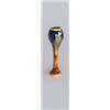 Image 1 : CAMILLE FAURE, Limoges André E. Marty Vase, Kupfer. Wandung überzogen mit Silberfolie, d...