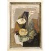 Image 1 : RUDOLF WERNER ACKERMANN (*1908) Blumenstillleben, Öl auf Hartfaserplatte. Stillleben mit Ca...