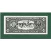 Image 2 : JOSEPH BEUYS (1921 - 1986) Konvolut Joseph Beuys, 2-tlg. 1-Dollar-Note, 6,8 x 15,5 cm, Rahm...