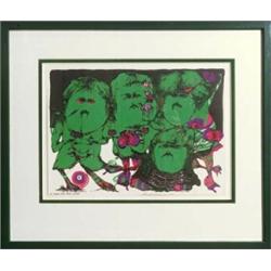 GERTRUDE DEGENHARDT (*1940) Sgt. Pepper's Lonely Hearts Club Band, Serigrafie auf Papier. I...