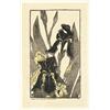 Image 1 : OTTO ECKMANN (1865 - 1902) Schwertlilien, Farbholzschnitt, gelbliches Papier. 32,8 x 23,2 c...