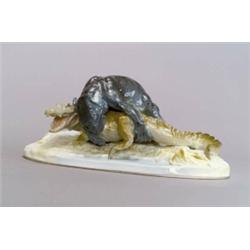 PORZELLANMANUFAKTUR MEISSEN, Meissen P. J. Mene Figur, Porzellan. Unterglasurbemalung in...