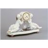 Image 1 : PORZELLANMANUFAKTUR MEISSEN, Meissen Paul Scheurich Kaminuhr, Porzellan. Farbige Aufglas...