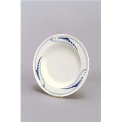 PORZELLANMANUFAKTUR MEISSEN, Meissen Henry van de Velde Flacher Teller Peitschenhieb, Po...