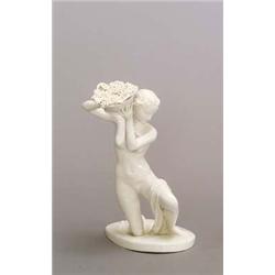PORZELLANMANUFAKTUR NYMPHENBURG, München Rudolf von Bohr Figur, Porzellan, weiß. Auf ova...