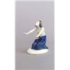 Image 1 : ROSENTHAL, KUNSTABT. SELB, Selb Berthold Boeß Figur Indische Tänzerin, Porzellan. Farbig...