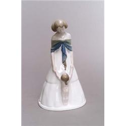 ROSENTHAL, KUNSTABT. SELB, Selb Albert Caasmann Figur Liebeszauber, Porzellan. Farbige U...