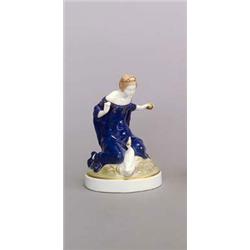 ROSENTHAL, KUNSTABT. SELB, Selb Ferdinand Liebermann Figur Zwei Prinzessinnen, Porzellan...