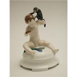 ROSENTHAL, KUNSTABT. SELB, Selb Ferdinand Liebermann Figur Lausige Geschichte, Porzellan...