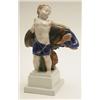 Image 1 : ROSENTHAL, KUNSTABT. SELB, Selb Ferdinand Liebermann Figur Neckerei, Porzellan. Untergla...