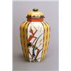 Image 1 : ROSENTHAL, KUNSTABT. SELB, Selb Kurt Wendler Deckelvase, Porzellan. Farbige Aufglasurbem...
