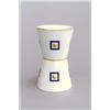 BERNARDAUD, Limoges Olivier Gagnère Vase Libera, Porzellan. Dekor aus unterglasurblauen...