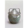 Image 1 : OTTO MEIER, Worpswede Vase, Keramik. Brauner Scherben, braun und türkisgrün gesprenkelte Gl...