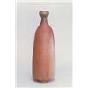 Image 1 : OTTO MEIER, Worpswede Vase, Keramik., dunkelgrauer Scherben. Rotbraune, leicht genarbte Übe...