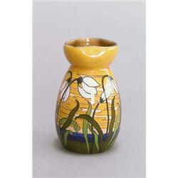 NORICA, JOHANN VON SCHWARZ, Nürnberg Carl Sigmund Luber Vase, Keramik. Hellbrauner Scher...