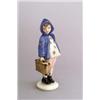 Image 1 : KERAMOS, Wien Figur, Keramik. Heller Scherben mit Unterglasurbemalung in mehrtonig Blau, Ro...