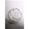 Image 1 : HANNS MODEL, Stuttgart Vase, farbloses Glas. Dekor mit doppeltem Wellenband in mattbelassen...
