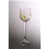 Image 1 : THERESIENTHALER KRISTALLWARENFABRIK, THERESIENTHAL Weinglas, farbloses Glas.Tellerfuß Schaf...