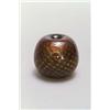 Image 1 : AVEM, Murano Giulio Radi Vase, farbloses Glas. Innen mit blauem zur Mündung hin grün-gel...