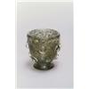 Image 1 : BAROVIER & TOSO, Murano Ercole Barovier Vase Crepuscolo, farbloses Glas. Transparentgrün...