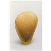 Image 1 : SEGUSO VETRI D'ARTE, Murano Flavio Poli Vase Valva, farbloses Glas. Honigfarbener Überfa...