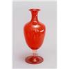 VENINI & C., MURANO Vittorio Zecchin Vase Veronese, farbloses Glas. Bis auf Nodus mit ro...