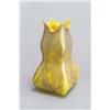 Image 1 : JOHANN LÖTZ WITWE, Klostermühle Vase, farbloses Glas. Mit gelbem Opal unterfangen, irisiere...