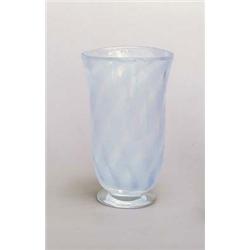 ORREFORS GLASBRUK AB., Orrefors Edward Hald Vase Graal, farbloses dickwandiges Glas. Bre...
