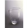 Image 1 : ORREFORS GLASBRUK AB., Orrefors Karl Lindström Vase, farbloses Glas. Wandung mit umlaufe...