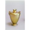 TIFFANY & CO., New York Vase, farbloses Glas. Honigfarben und irisierend überfangen. Über r...