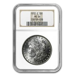 1900-O Morgan Dollar MS-64 NGC
