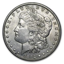 1892-O Morgan Dollar AU-55