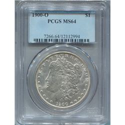1900-O MORGAN SILVER DOLLAR MS64 PCGS