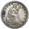 Image 1 : 1853 Liberty Seated Quarter w/Arrows & Rays XF