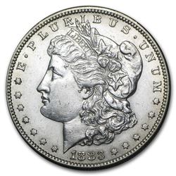 1883-S Morgan Dollar AU-58