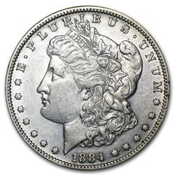 1884-S Morgan Dollar AU.