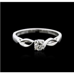 14KT White Gold 0.20ct Diamond Solitaire Ring